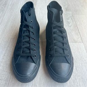 Converse Chuck Taylor All Star High Top, Men’s size 11, All Black